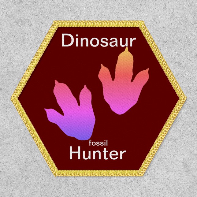 Dinosaur Fossil Hunter Patch (Front)