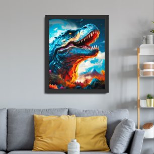 Dinosaur Framed Art