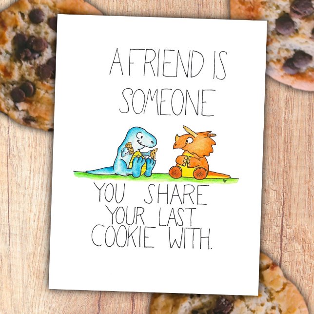 DINOSAUR FRIENDS 2 postcard by Nicole Janes (Creator Uploaded)