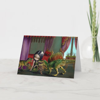 "Dinosaur Friends II" Greeting Card