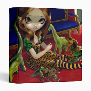 Dinosaur Friends III BINDER fantasy lowbrow art