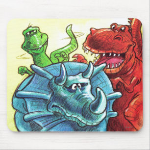 Dinosaur Friends Mouse Pad