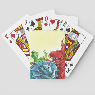 Dinosaur Friends Poker Cards