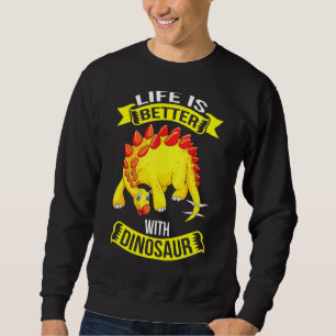 Dinosaur From Cretaceous Period Cute Dinos Sweatshirt