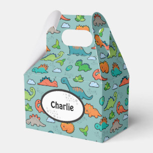Dinosaur Fun Favor Boxes