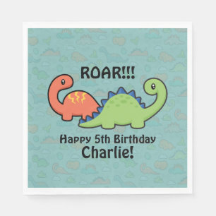 Dinosaur Fun Napkins