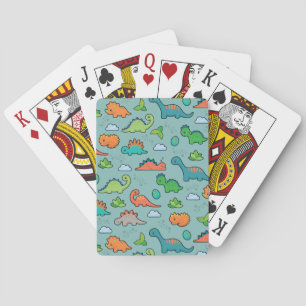 Dinosaur Fun playing cards