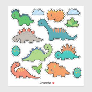 Dinosaur Fun Vinyl Sticker