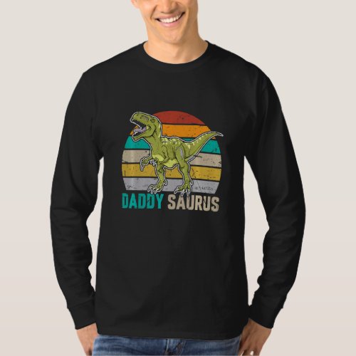 Dinosaur Funny Daddy Saurus Family Matching  1 T_Shirt