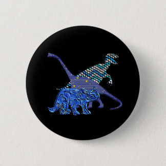 Dinosaur Gang Pinback Button