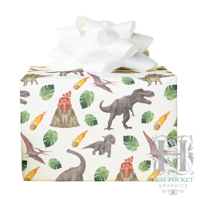 Dinosaur Gift Wrapping Paper (Creator Uploaded)