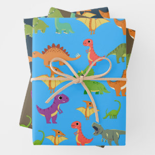 Dinosaur Gift Wrapping Paper