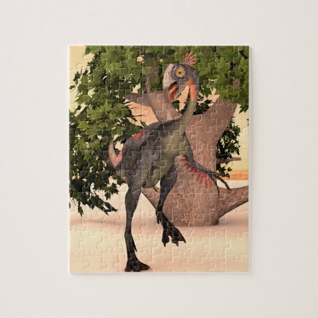 Dinosaur Gigantoraptor Jigsaw Puzzle (Vertical)