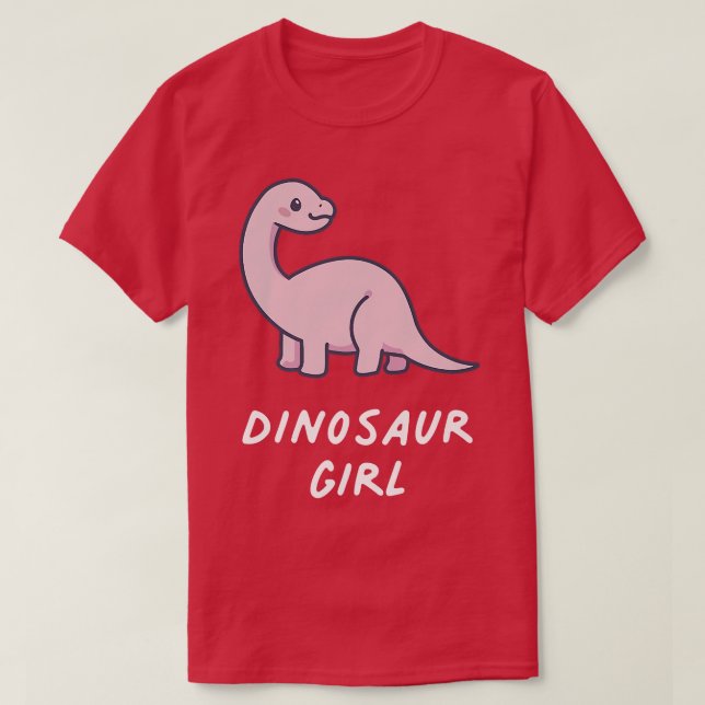 Dinosaur Girl Kawaii Lover Pastel Goth Aesthetic F T-Shirt (Design Front)