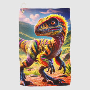 Dinosaur Golf Towel