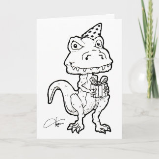 Dinosaur Greeting Card