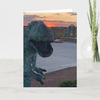 dinosaur greeting card