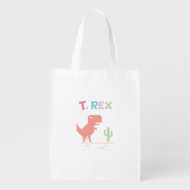 Dinosaur Grocery Bag (Front)