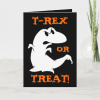 Dinosaur Halloween Card