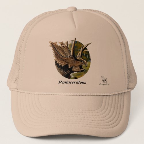 Dinosaur Hat Pentaceratops Portrait Gregory Paul