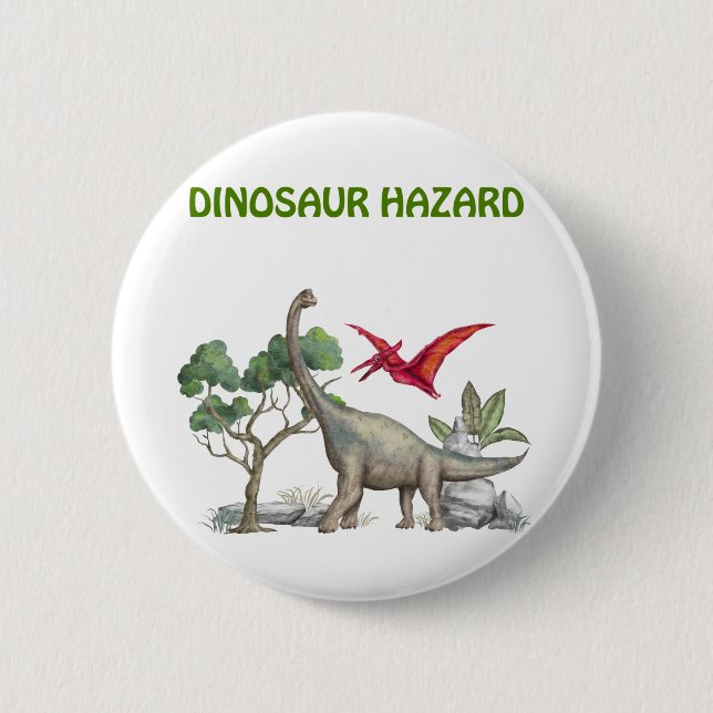 Dinosaur Hazard Button (Front)