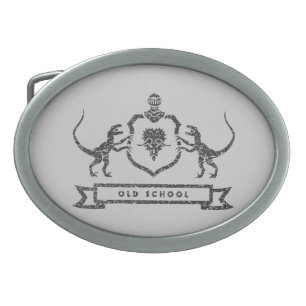 Dinosaur Heraldry - Belt Buckle