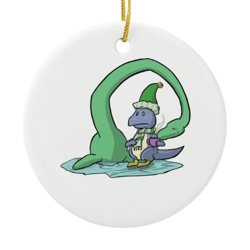 Dinosaur Hot Chocolate Ornament