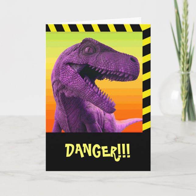 Dinosaur Humor Card (Front)