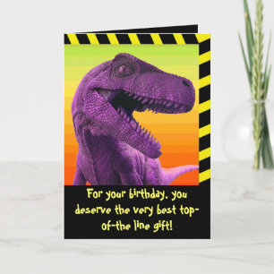 Dinosaur Humor Card