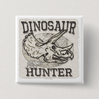 Dinosaur Hunter Design by Mudge Studios Button