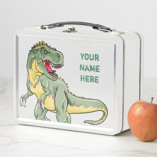 Personalized Dinosaur Lunch box for Kids - Lavington Designs LLC