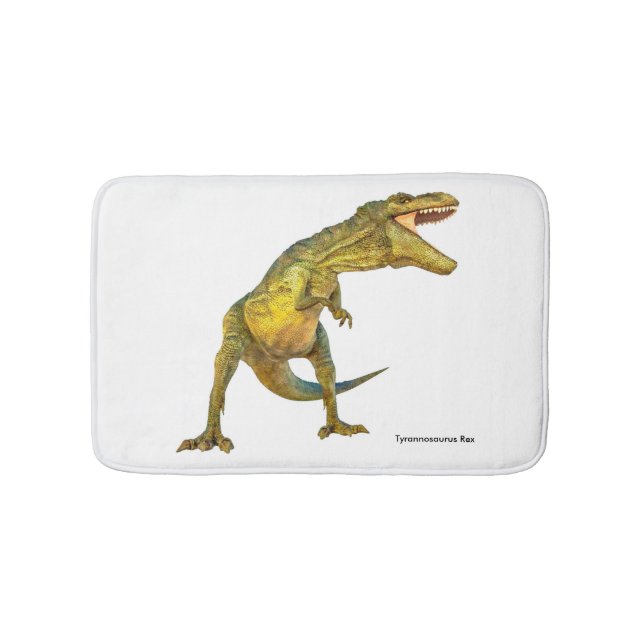 Dinosaur image Custom Small Bath Mat (Front)