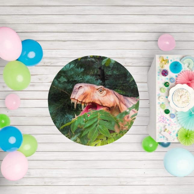 Dinosaur in the forest.  rug (Insitu (Birthday))