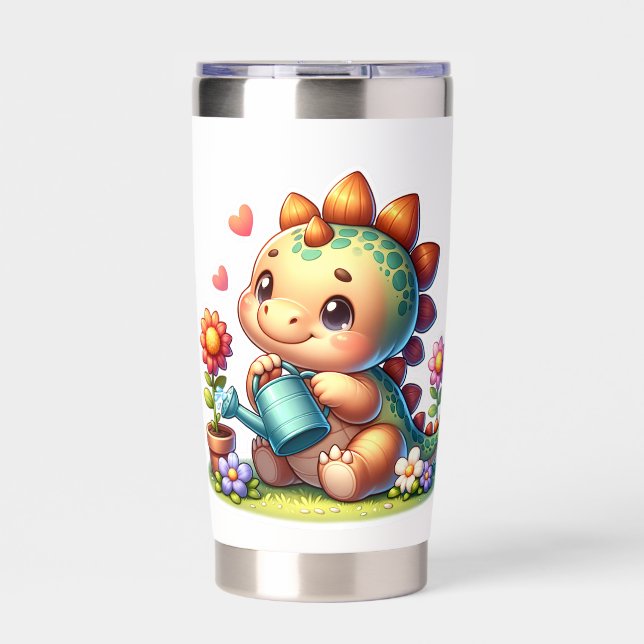 Dinosaur  insulated tumbler (Front)
