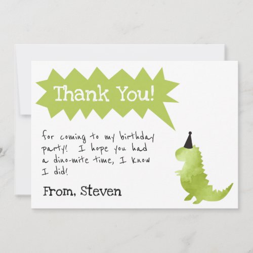 Dinosaur Invitation Stomp and Chomp Birthday boy