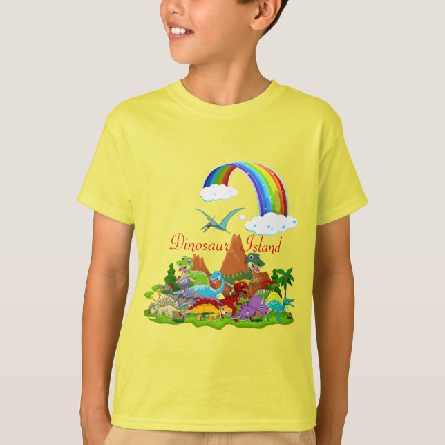 dinosaur island T-Shirt (Front)