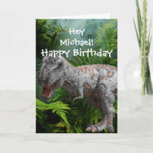 Dinosaur Jurassic card