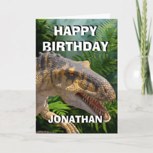 Dinosaur Jurassic Roar Card