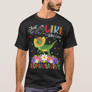 Dinosaur Just A Girl Who Loves Dilophosaurus T-Shirt