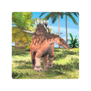 Dinosaur Kentrosaurus Metal Print