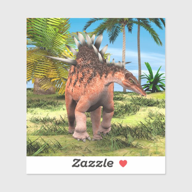 Dinosaur Kentrosaurus Sticker (Sheet)