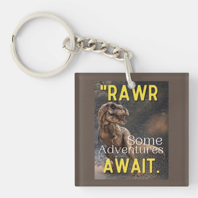 dinosaur keychain (Front)