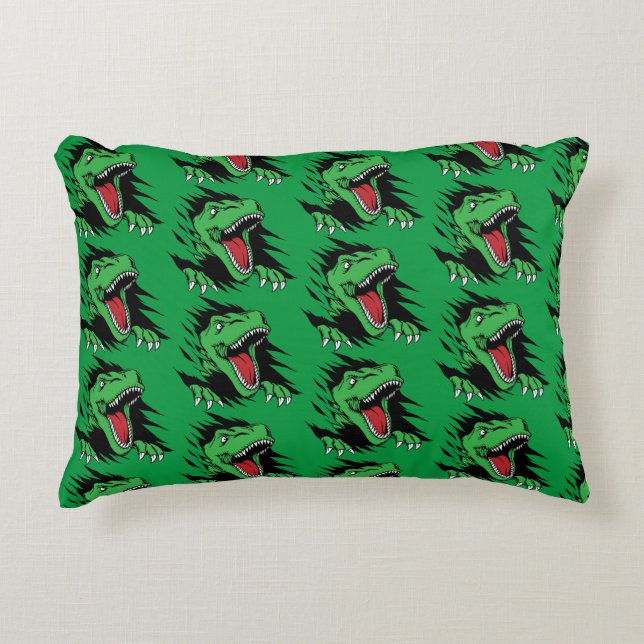 Dinosaur kids accent pillow (Front)