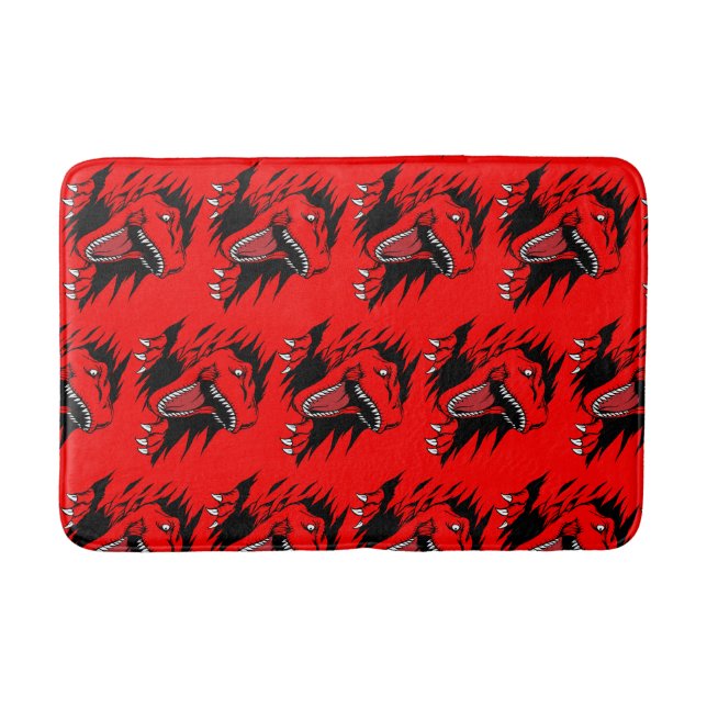 Dinosaur kids bath mat (Front)