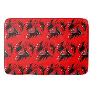 Dinosaur kids bath mat