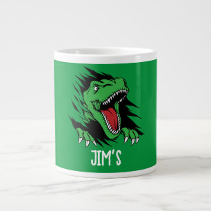 Dinosaur kids giant coffee mug