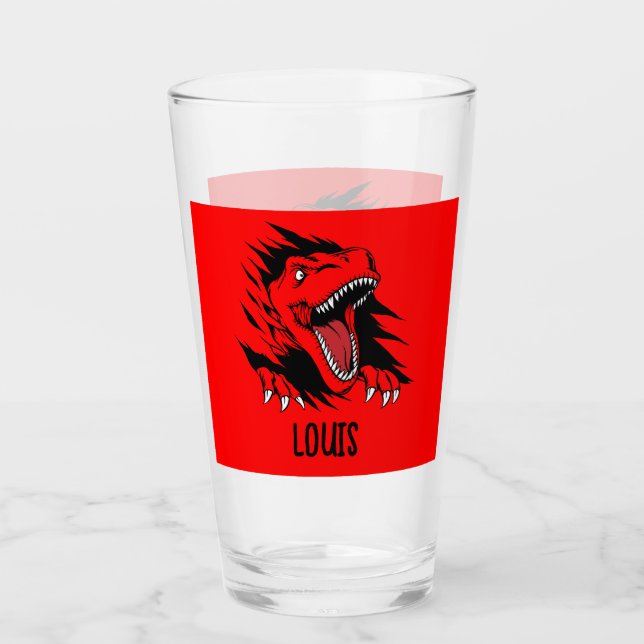 Dinosaur kids glass (Front)