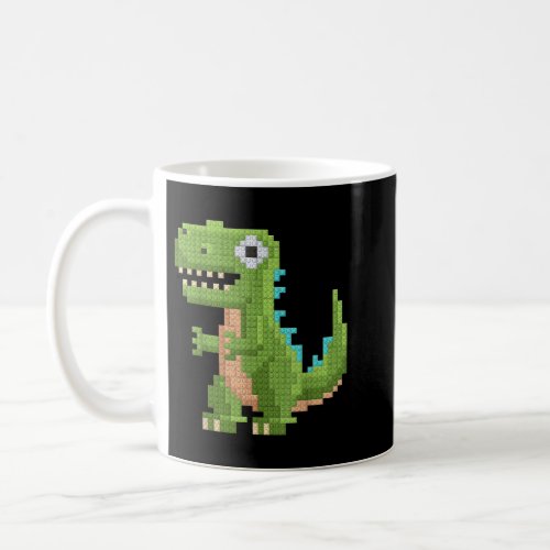 Dinosaur Kids Master Builder t rex Building Blocks Coffee Mug