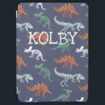 Dinosaur Kids Personalized Name iPad Cover<br><div class="desc">This cute personalized iPad cover is a perfect gift for any child who loves dinosaurs. Simply add their name to make it personalized.</div>