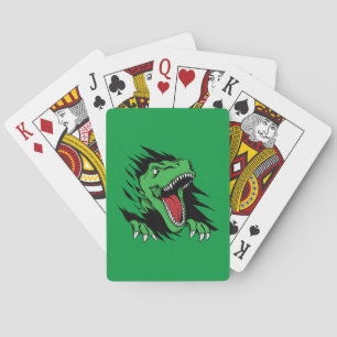 Dinosaur kids poker cards